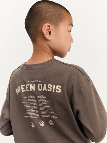 MANGO KIDS Тениска 'OASIS' в кафяво