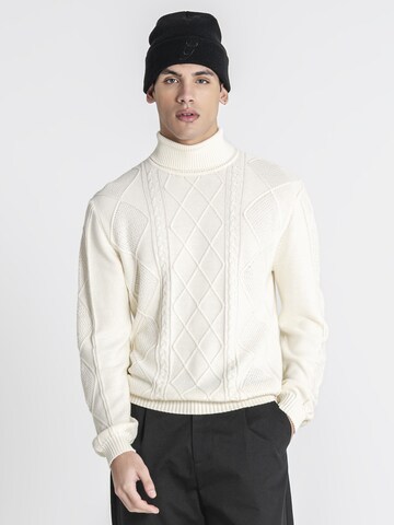 Gianni Kavanagh Pullover in Weiß: Vorderseite