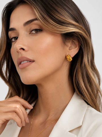 RteRmeNaušnice 'Infinite Dance Gold Earrings' - zlatna boja: prednji dio