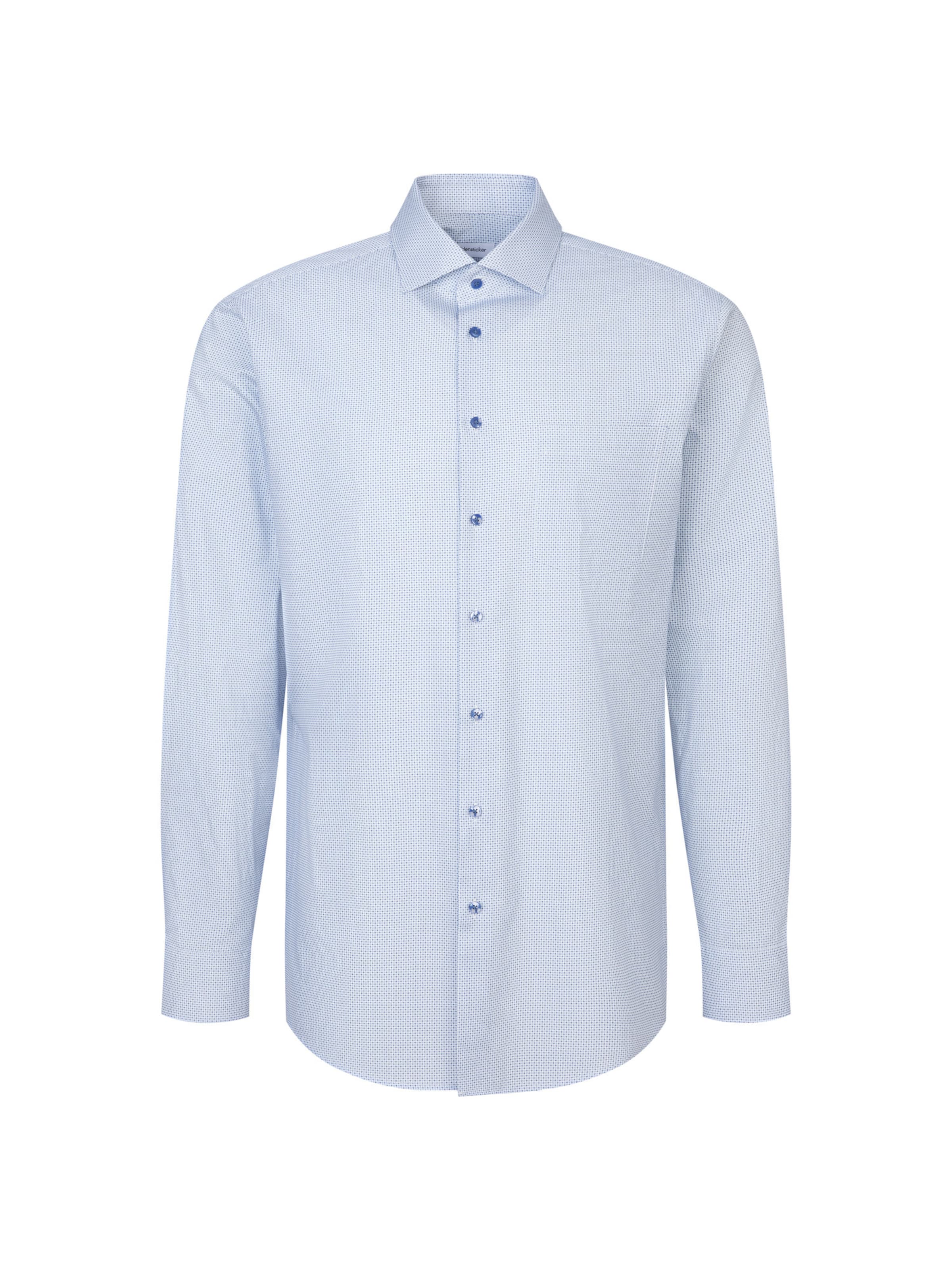 Fit confort Chemise business SEIDENSTICKER en bleu : devant