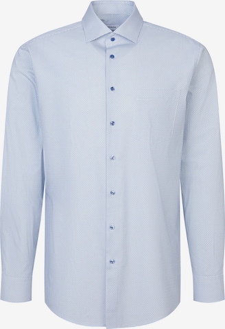Fit confort Chemise business SEIDENSTICKER en bleu : devant