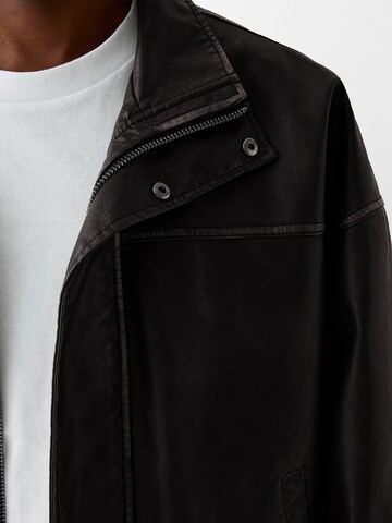 Bershka Between-season jacket in Black