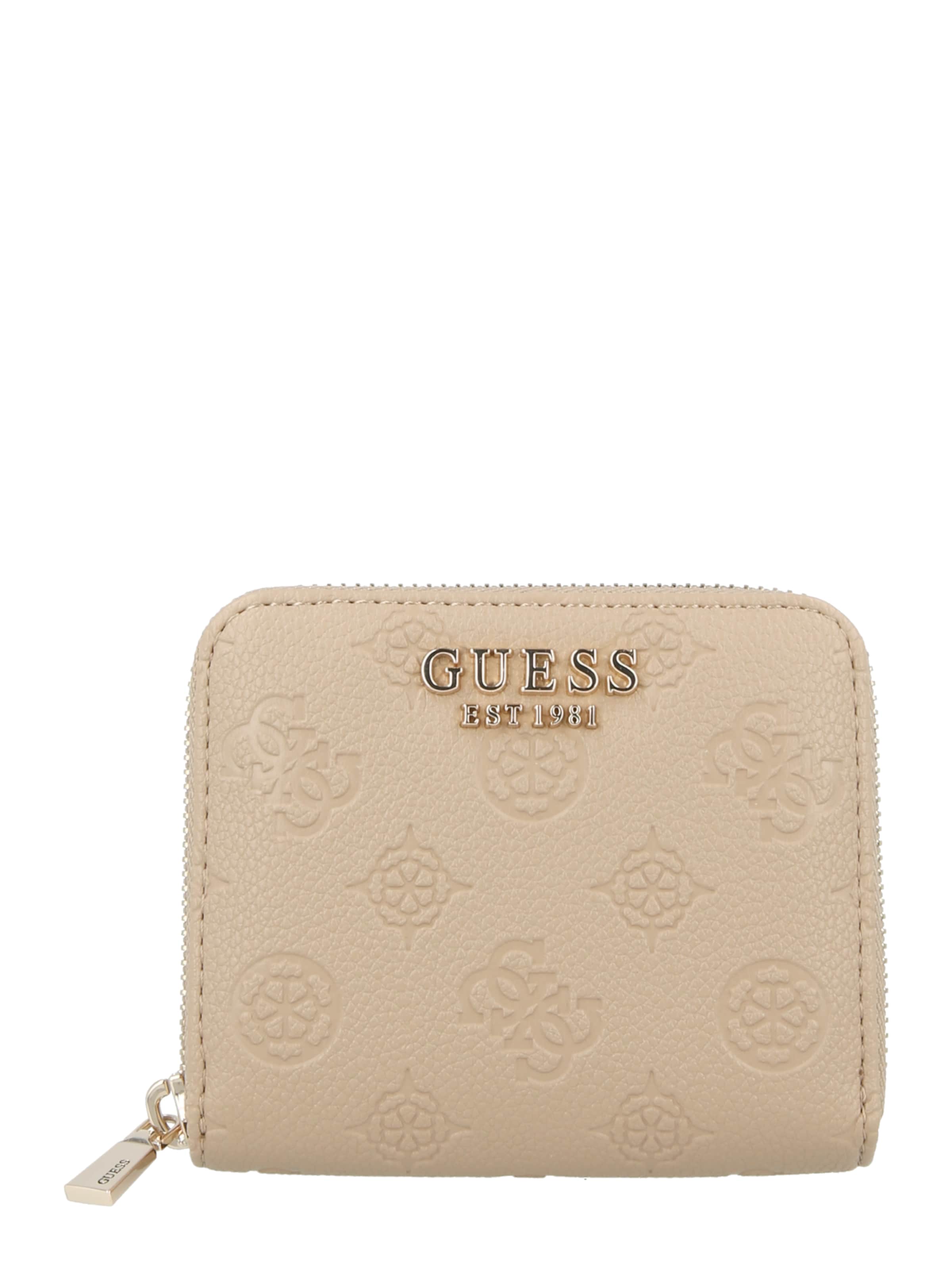 GUESS Tegnebog 'ELLA' i beige: forside