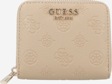GUESS Tegnebog 'ELLA' i beige: forside