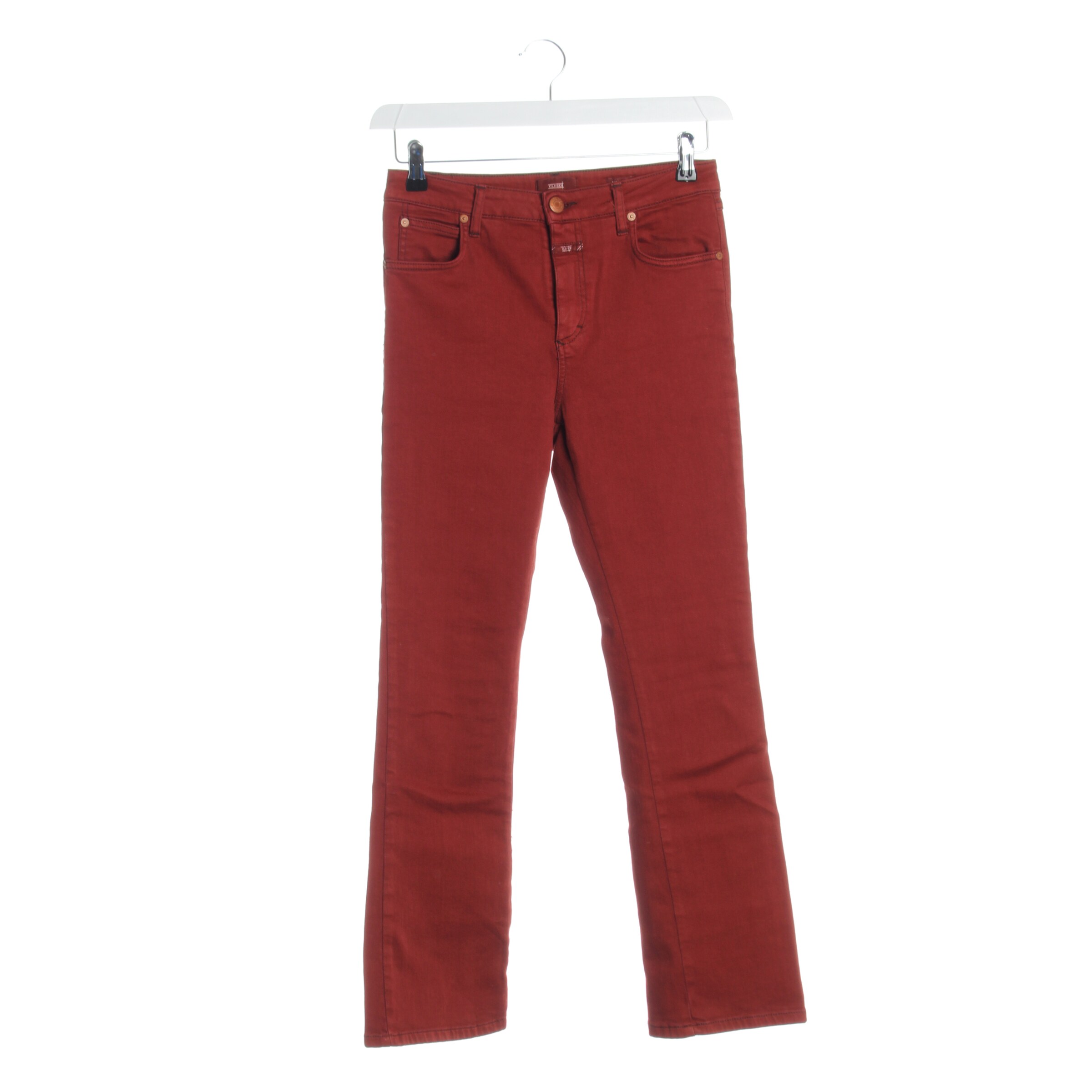 Closed Jeans 26 in Rot: Vorderseite