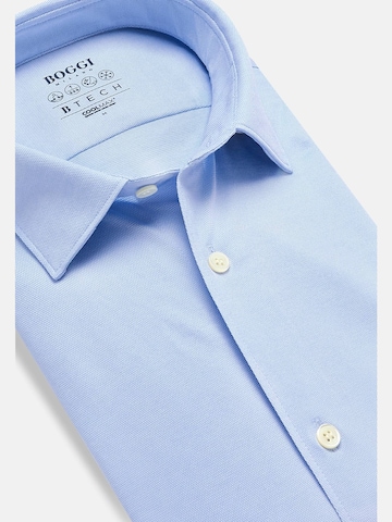 Boggi Milano Slim fit Poslovna srajca | modra barva