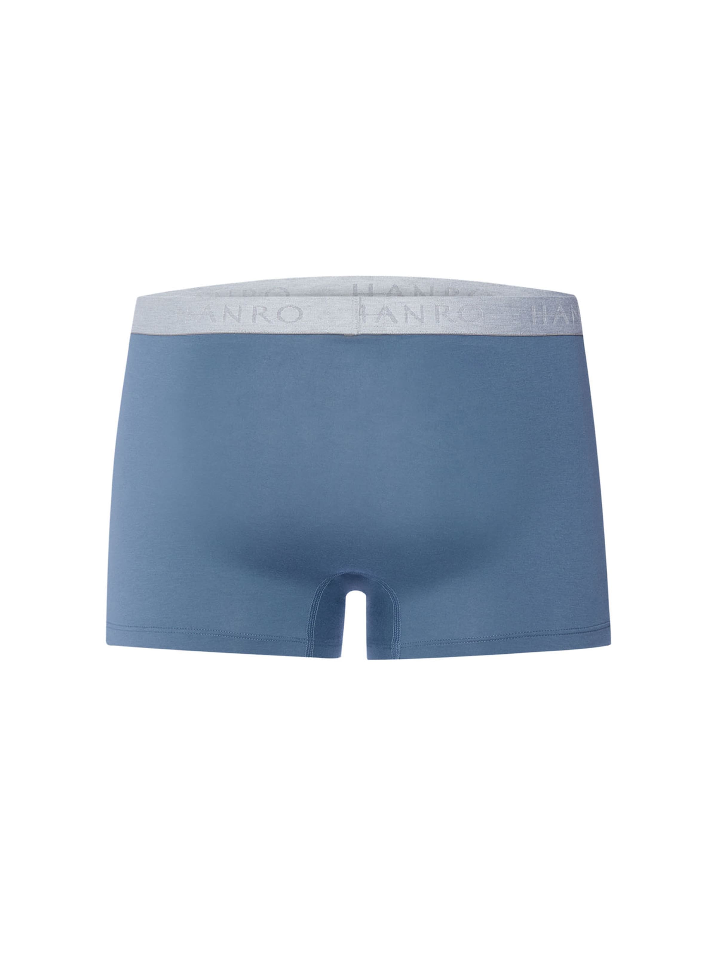 Hanro Boxershorts ' Cotton Essentials ' in Blauw