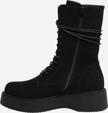 ABOUT YOU Lace-up boot 'Lotte' in Black