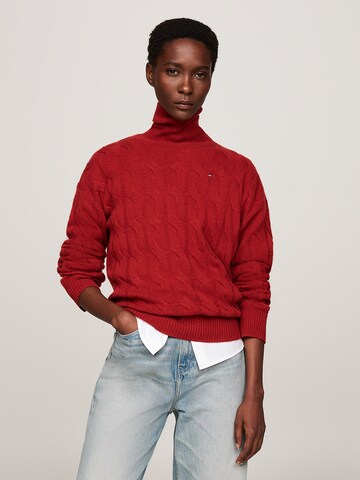 TOMMY HILFIGER Pullover in Rot: Vorderseite