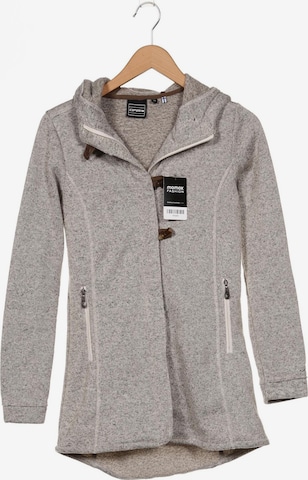 ICEPEAK Sweatshirt & Zip-Up Hoodie in S in Grey: front