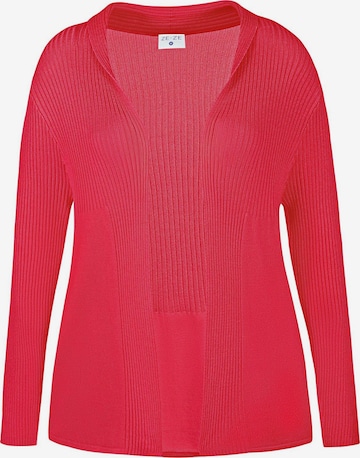 ze-ze Strickjacke 'Florian 723' in Pink: Vorderseite