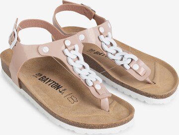 Bayton T-Bar Sandals 'Astrid' in Pink