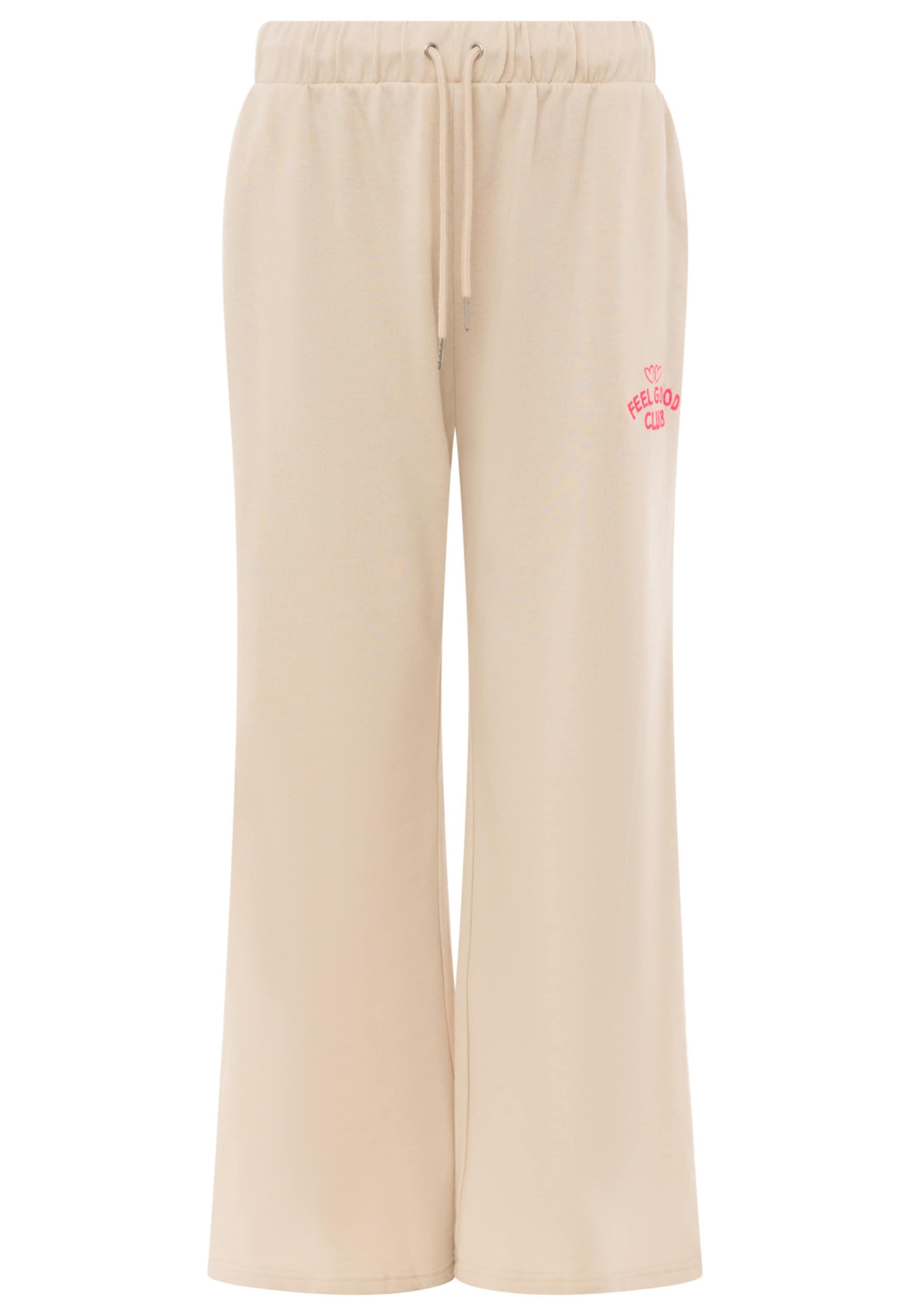 Pantalon Zwillingsherz en beige : devant