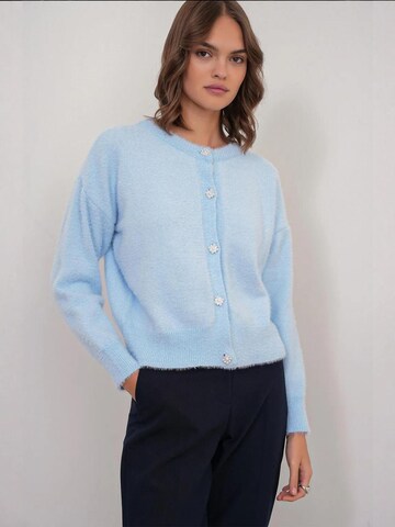 MixRay Gebreid vest 'Strickjacken' in Blauw