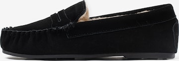 Gooce Moccasin 'Mateo' in Black: front