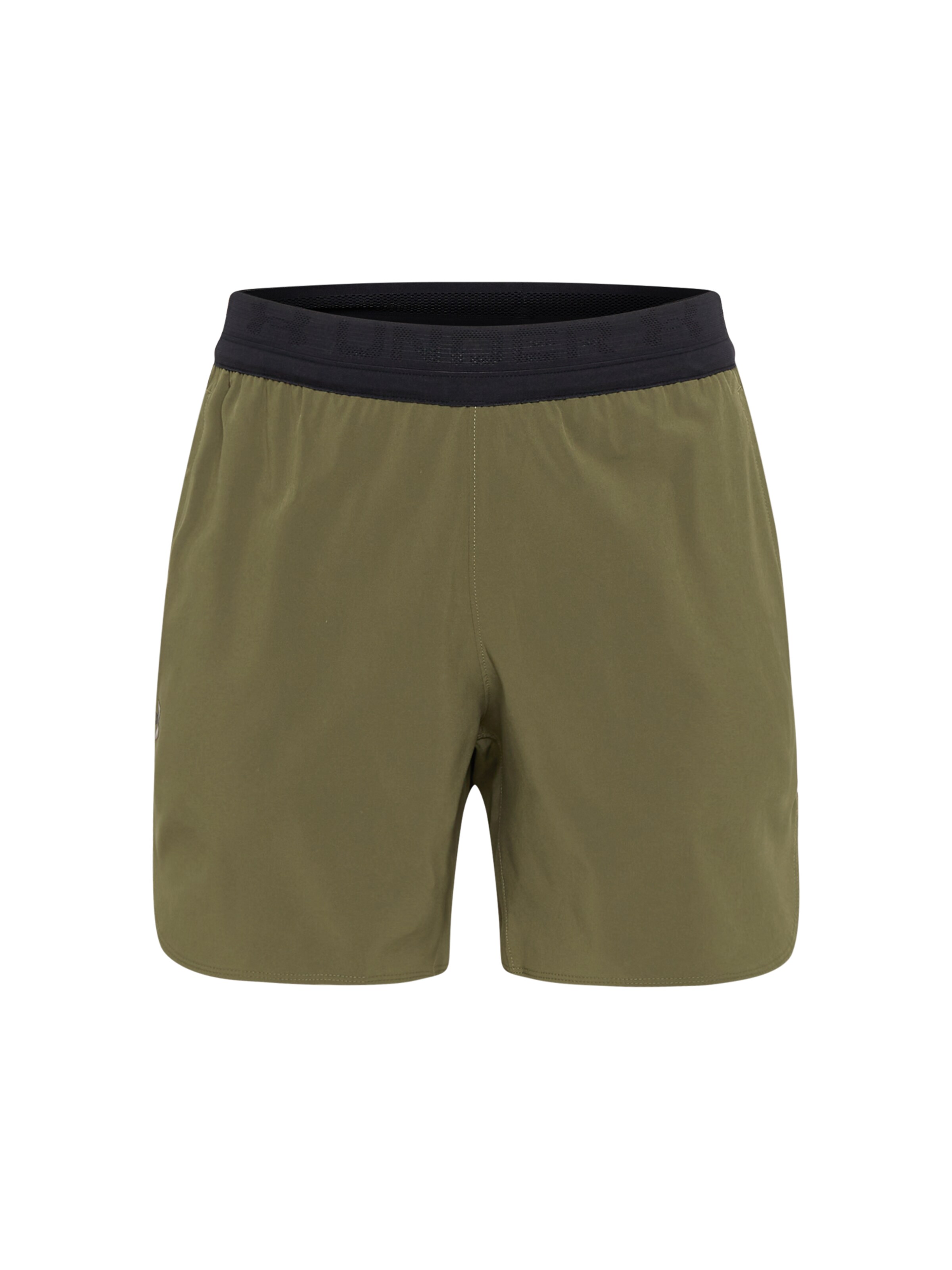 UNDER ARMOUR Sports trousers 'Peak' in Green: front