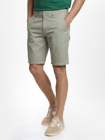 BRAX Regular Broek ' Bozen ' in Groen: voorkant