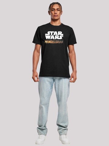 T-Shirt 'Star Wars The Mandalorian' F4NT4STIC en noir