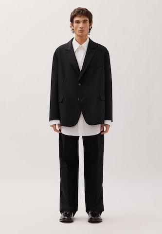 Fit confort Veste de costume Studio Seidensticker en noir