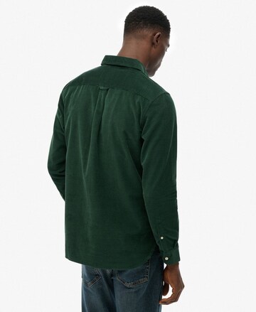 Superdry Regular fit Overhemd in Groen