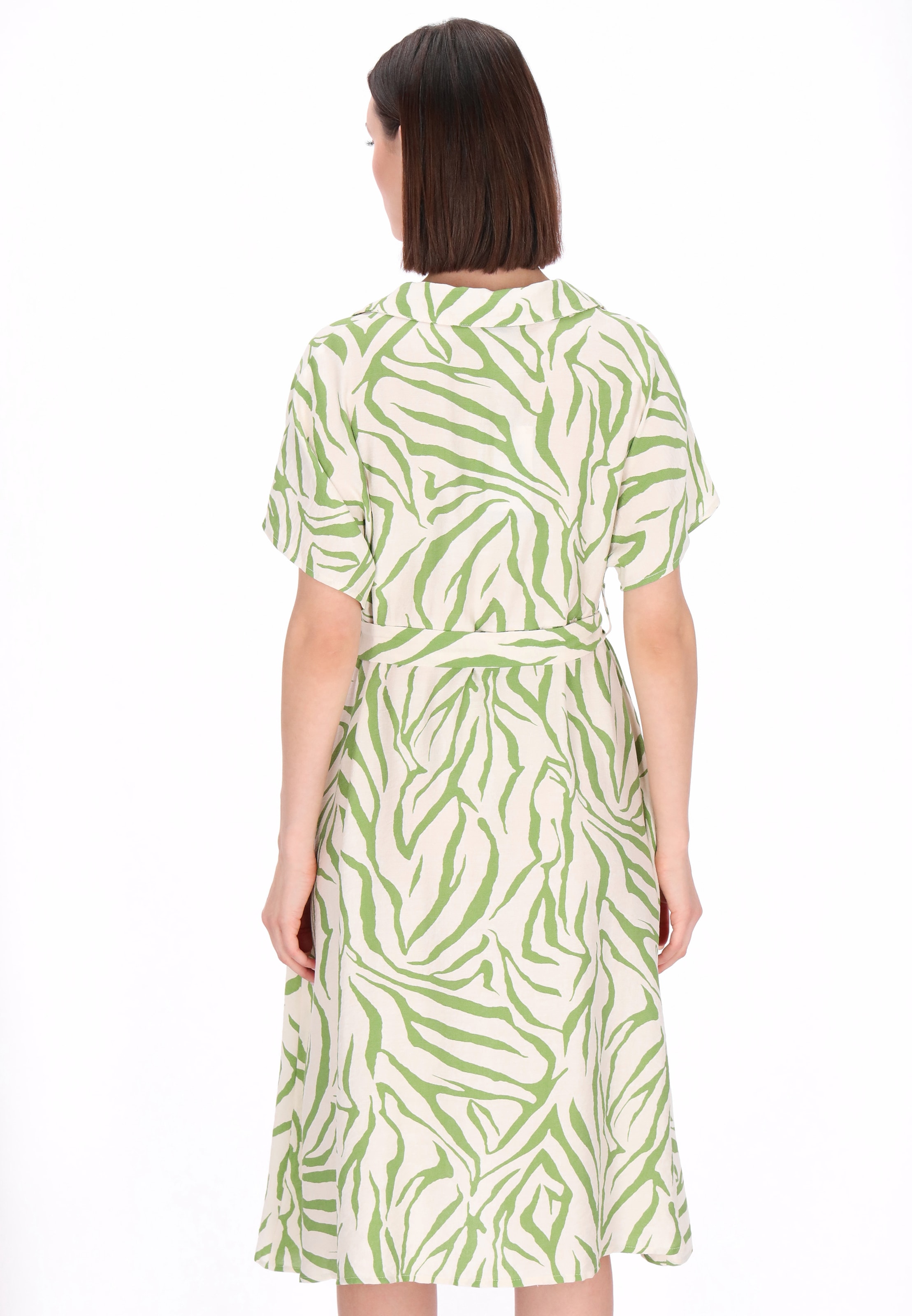 Robe-chemise 'Classic' usha BLACK LABEL en blanc