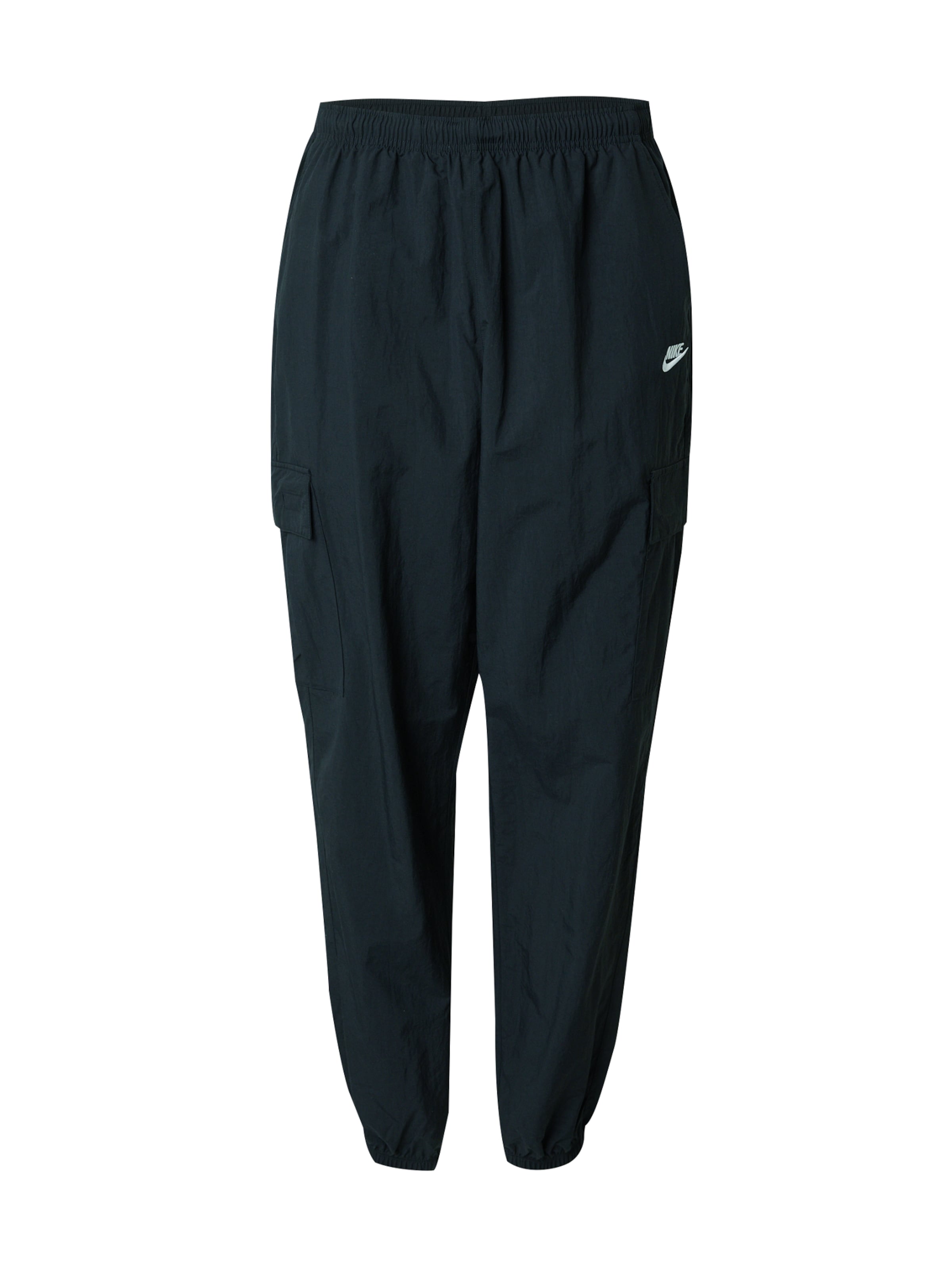 Tapered Pantaloni cu buzunare 'CLUB' de la Nike Sportswear pe negru: față