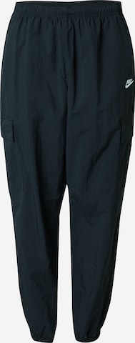 juoda Nike Sportswear Siaurėjantis Laisvo stiliaus kelnės 'CLUB': priekis