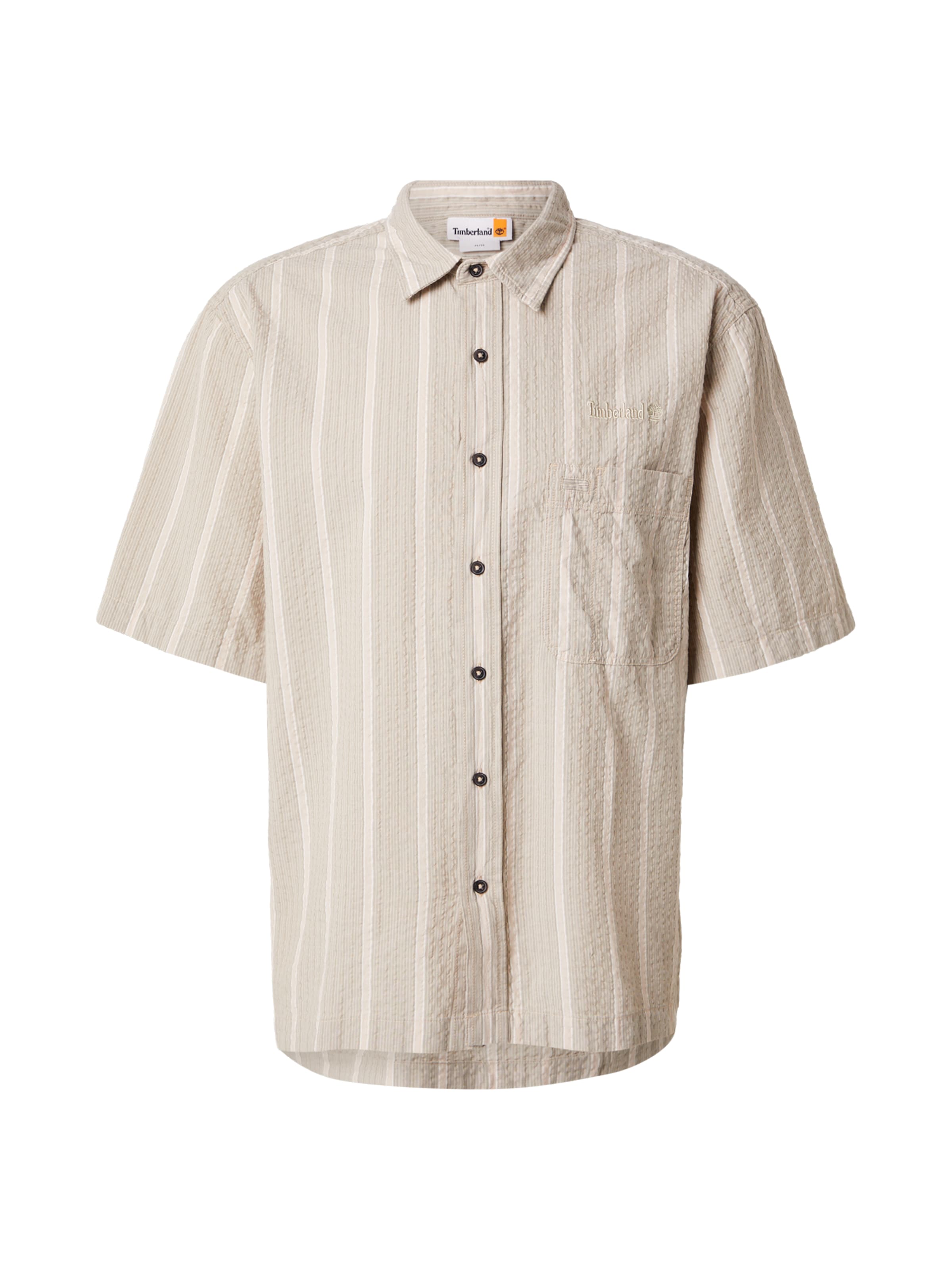 TIMBERLAND Comfort Fit Риза в кафяво: отпред