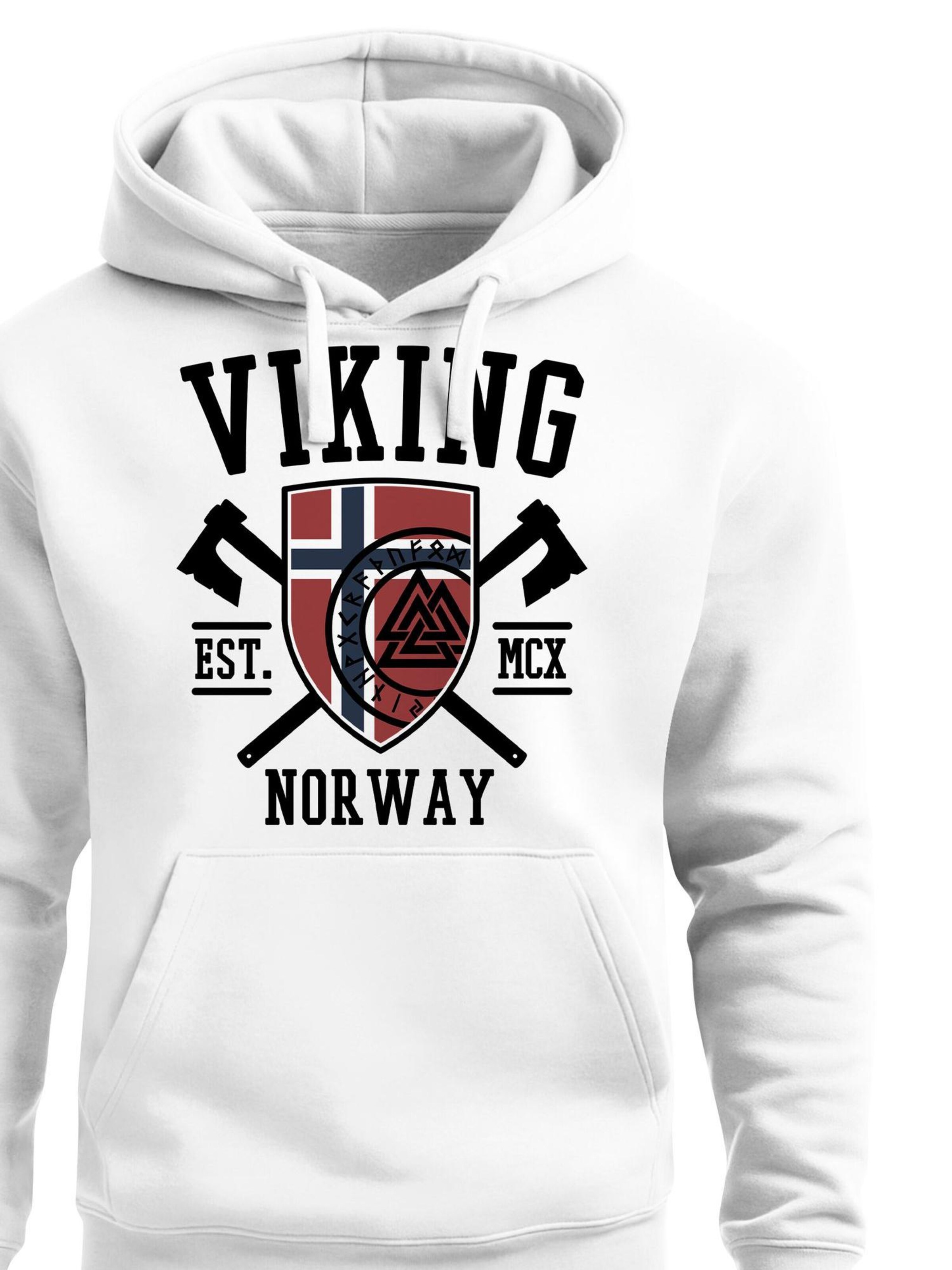 Neverless Sweatshirt 'Viking' in White
