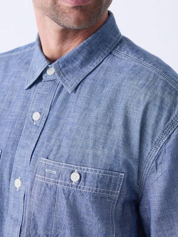 Next Regular fit Πουκάμισο σε μπλε