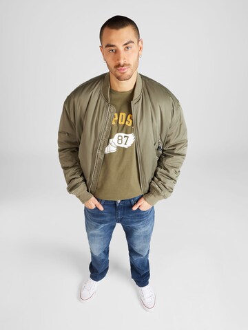 Maglietta 'TRACK 87' di AÉROPOSTALE in verde
