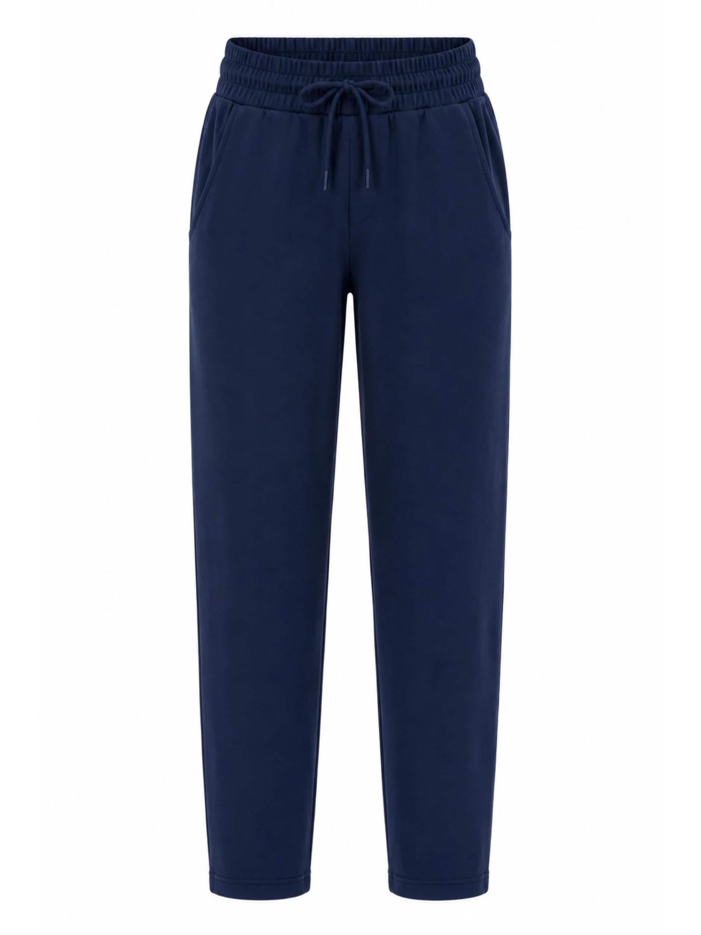 True North Tapered Pants 'Jogging Pants' in Blue: front