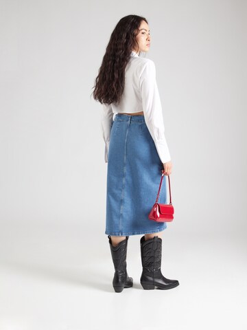VERO MODA Rok 'VMNatty' in Blauw