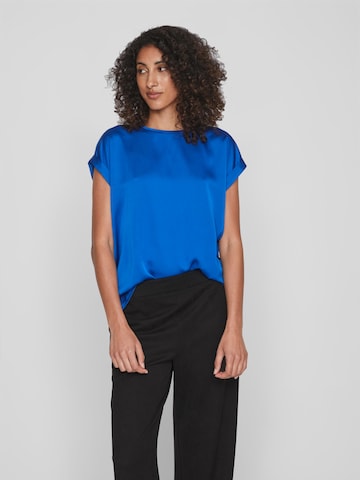 VILA Blouse 'ELLETTE' in Blauw: voorkant