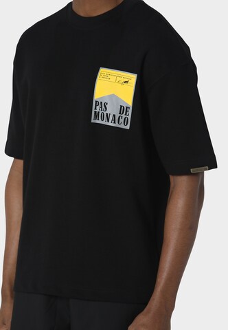 T-Shirt 'Wrapper' Pas De Monaco en noir