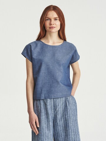 TATUUM - Blusa en azul: frente