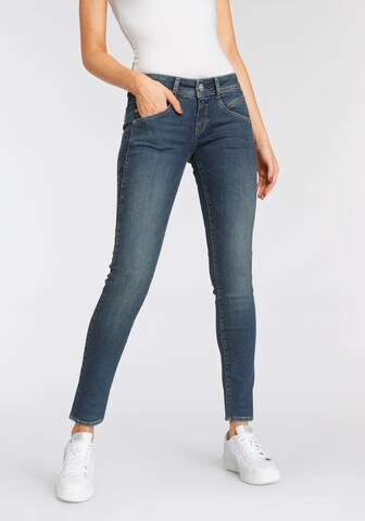 Herrlicher Slim fit Jeans 'Gina Cropped' in Blue: front