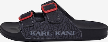 Karl Kani - Zapatos abiertos en gris: frente