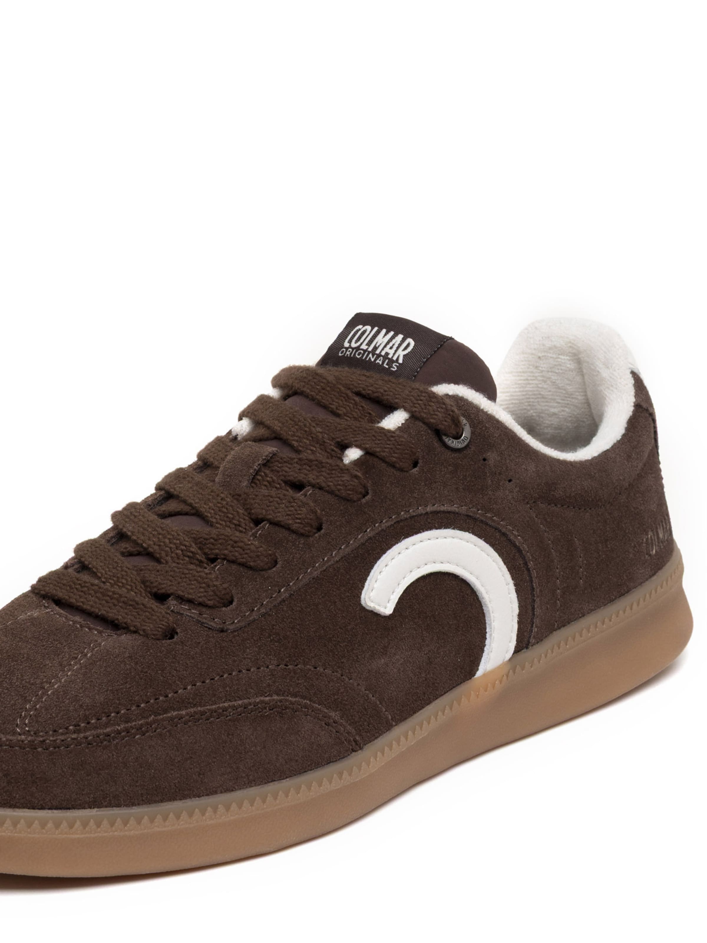 Baskets basses 'Blade Authentic' Colmar en marron : devant