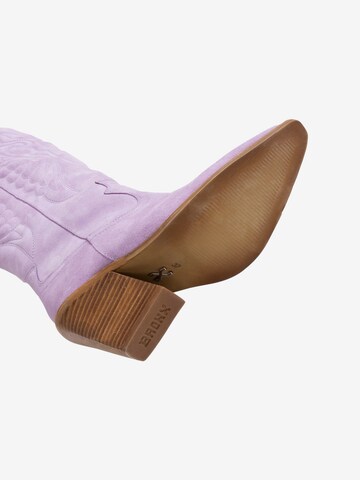 BRONX Cowboy Boots 'New-Kole' in Purple