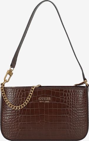 GUESS Shoulder Bag 'Katey' in Brown: front