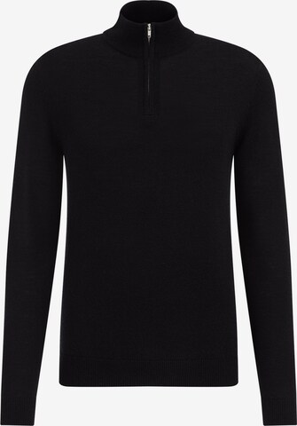 WE Fashion Sweater in Black: front