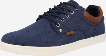 Baskets basses BULLBOXER en bleu : devant