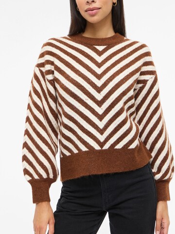 VILA Pullover 'VILUNA' i brun