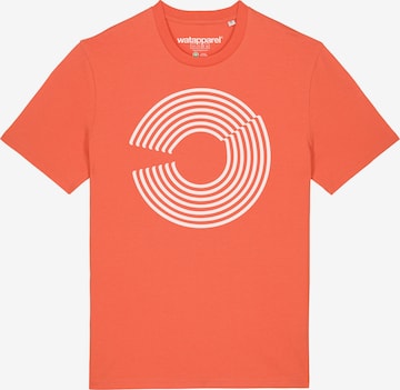 Watapparel Shirt ' Abstract 01 ' in Oranje: voorkant