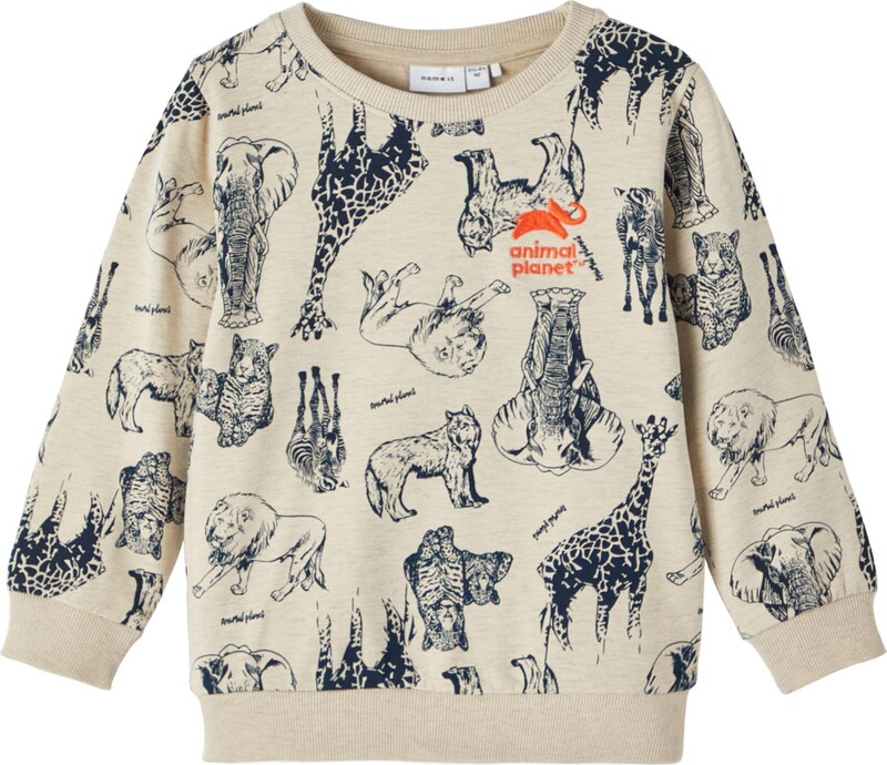 NAME IT Sweatshirt 'Jec' in Kitt IV6827 NAME IT Sweatshirt 'Jec' in Kitt IV6827