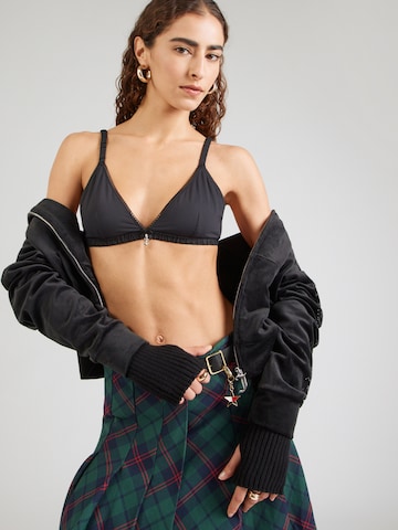 Juicy Couture Trójkąt Biustonosz w kolorze czarny: przód