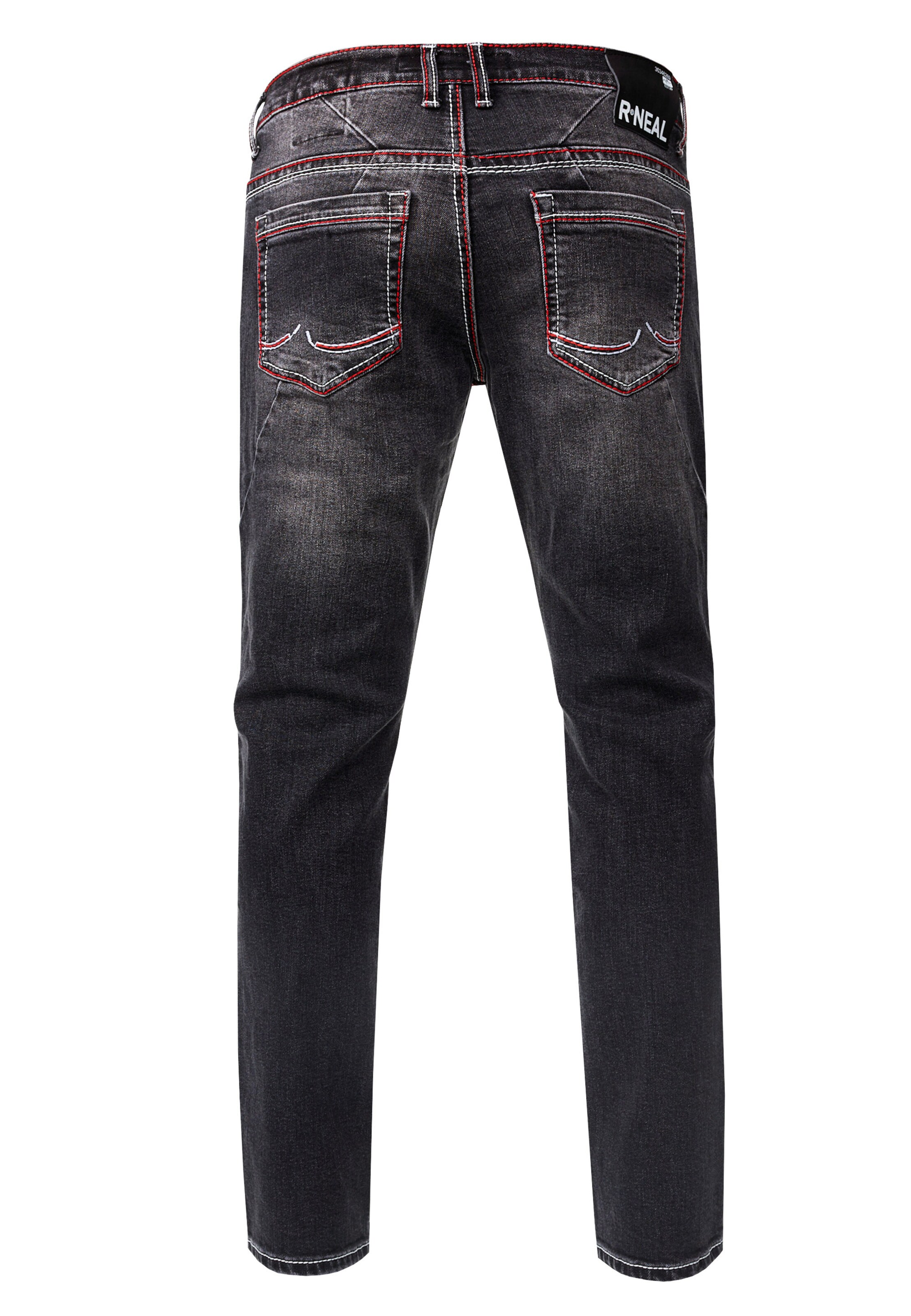 Rusty Neal Regular Jeans 'ODAR' in Zwart