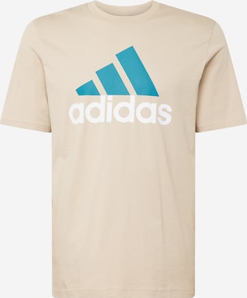 T-Shirt fonctionnel 'Essentials' ADIDAS SPORTSWEAR en beige : devant