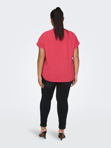 Haut ONLY Carmakoma en rouge